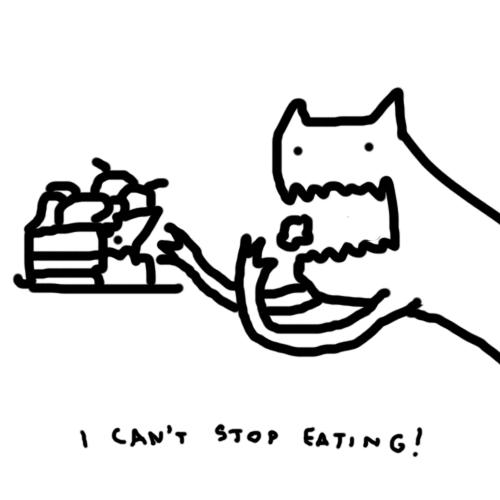 drawing eating GIF by hoppip
