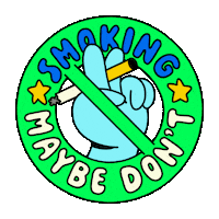 One Day At A Time Smoking Sticker by All Better