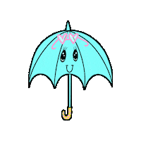 Rain Umbrella Sticker by icicestsympa