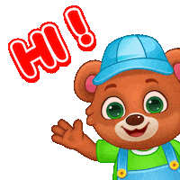 Hey Girl Hello Sticker by Lucas and Friends by RV AppStudios
