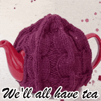 Cup Of Tea Knitting GIF by TeaCosyFolk