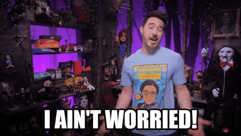I Aint Worried No Worries GIF by Dead Meat James