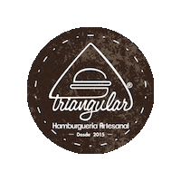 hamburgueriatriangular food comida burger dinner Sticker