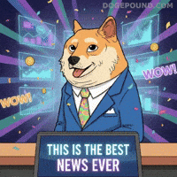 Happy Good News GIF by Doge Pound