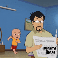 Family Father GIF by Chhota Bheem