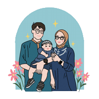 Family Couple Sticker