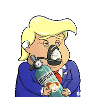 Crypto Cope Sticker by fatbot