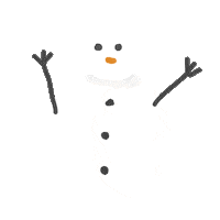 Winter Snowman Sticker by My Baby Factory