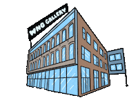 Art Building Sticker by Weinberg/Newton Gallery