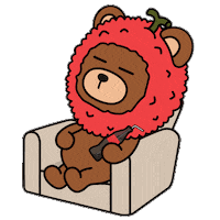 Food Resting Sticker by LYCHEE AND FRINEDS