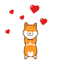 Corgi Shiba Sticker