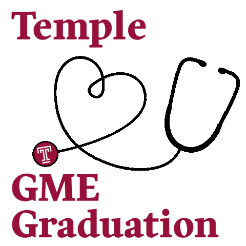 Temple Gme Sticker by Temple Med School
