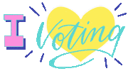 Heart Voting Sticker