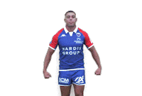 Celebration Muscle Sticker by FCG Rugby