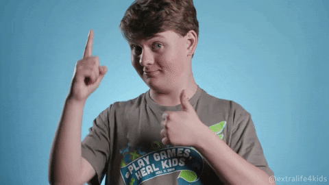 video game thumbs up GIF by Children's Miracle Network Hospitals