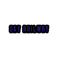 skyrailway sky railway skyrailway Sticker