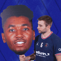 Scratching Benoit Kounkoud GIF by Paris Saint-Germain Handball