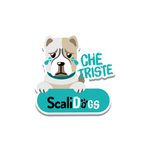 Sad Cane Sticker by scalidogs merck