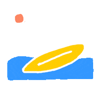 fripkorea surfing frip 서핑 프립 Sticker