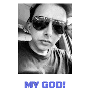 My God Sunglasses Sticker by Akhil Dev