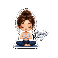 Inner Peace Yoga Sticker