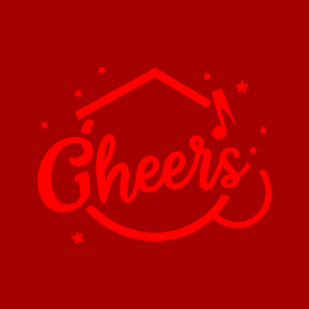 Cheers GIF by Gallery.fm