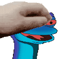 Hand Pet Sticker by Snek