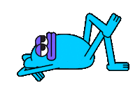 Contemplating Take It Easy Sticker by Jason Clarke