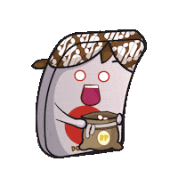 Sad Mushroom Sticker by Domino88 Official