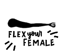 women empowerment art Sticker