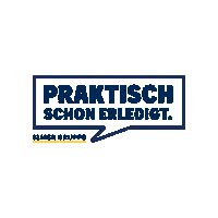 Praktischschonerledigt Sticker by Elmer Gruppe