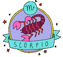zodiac sign stars Sticker by Marcela Illustrates