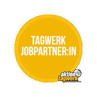 aktiontagwerk aktion-tagwerk aktiontagwerk jobpartnerin jobpartnerinnen Sticker