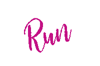 Runner Sticker by Run Sweat Sip