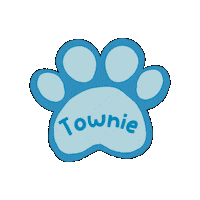 Townie Sticker by Hounds Town