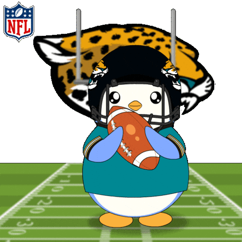 Touch Down Super Bowl Sticker by Pudgy Penguins