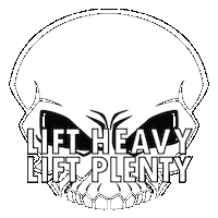 Gym Skull Sticker by The Iron Office