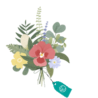 For You Flower Sticker by Mineral Botanica