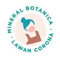 Corona Mask Sticker by Mineral Botanica