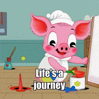Wisdom Lifes A Journey GIF by The Pigasso