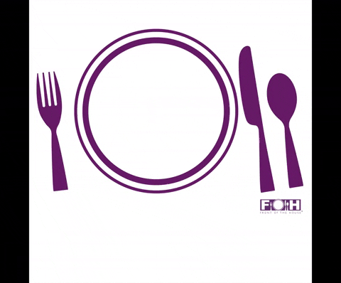 FOHinc giphyupload dinner plate foh GIF