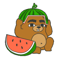 Summer Watermelon Sticker by Dinest