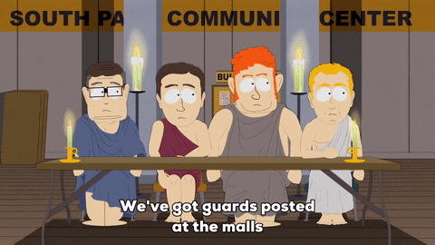 community center meeting GIF by South Park 