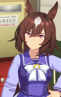 Uma Musume Pretty Derby Shrug GIF