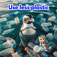 Natur-Clean-up plastic orca plastik naturschutz GIF