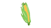 Food Corn Sticker by Fairtrade Original