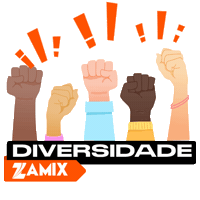 Diversidade Sticker by Zamix