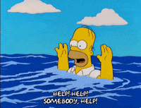 homer simpson help GIF