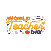 Teachers Day Text Sticker by Bombay Softwares