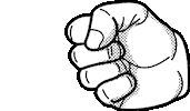 Right Hand Sticker by Falcao Lucas
